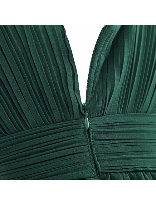 YiZYiF Kids Big Girl Sleeveless Pleated Chiffon Flower Wedding Bridesmaid Formal Party Dress