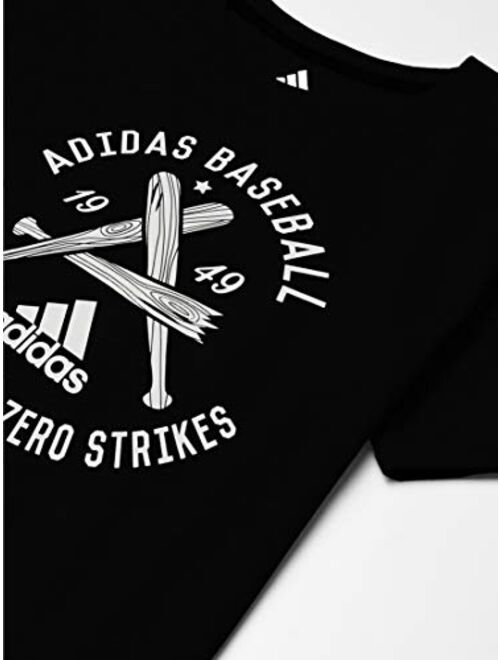 Buy adidas Boys' Short Sleeve Cotton Jersey Graphic T-Shirt online ...