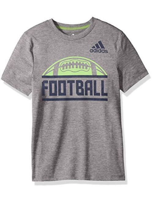 Buy adidas Boys' Short Sleeve Cotton Jersey Graphic T-Shirt online ...