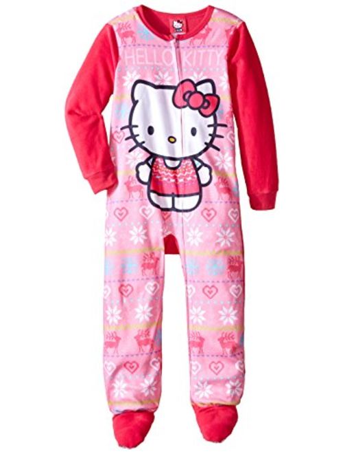 Komar Kids Girls' Hello Kitty Fleece Blanket Sleeper