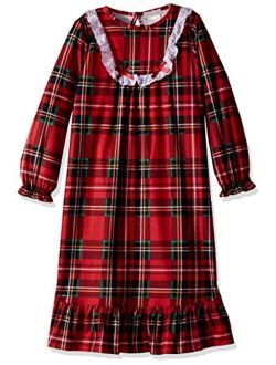 Komar Kids Girls' Big Holiday Soft Knit Flannel Nightgown
