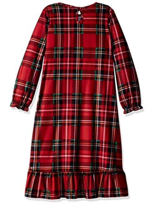 Komar Kids Girls' Big Holiday Soft Knit Flannel Nightgown