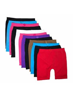 I&S Little Girls Bike Shorts Dance Underwear Sports 6, 12 Packs for Sports Play Or Under Skirts