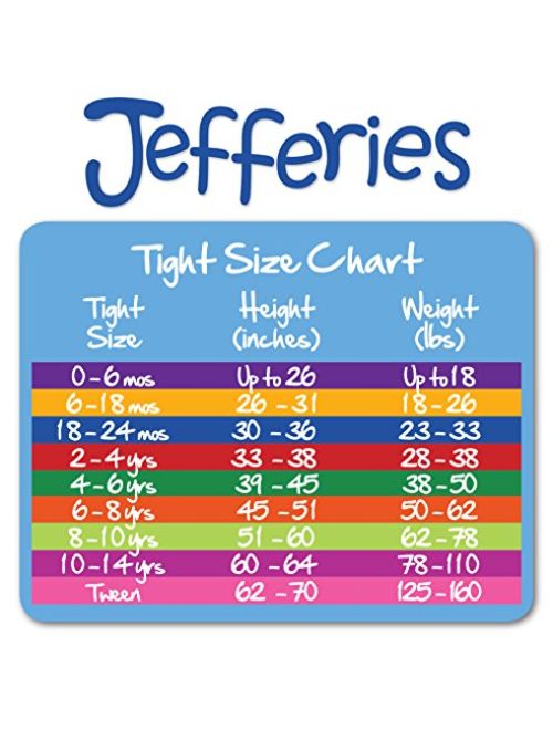 Jefferies Socks Little Girls' Microfiber Tights (Pack of 3)