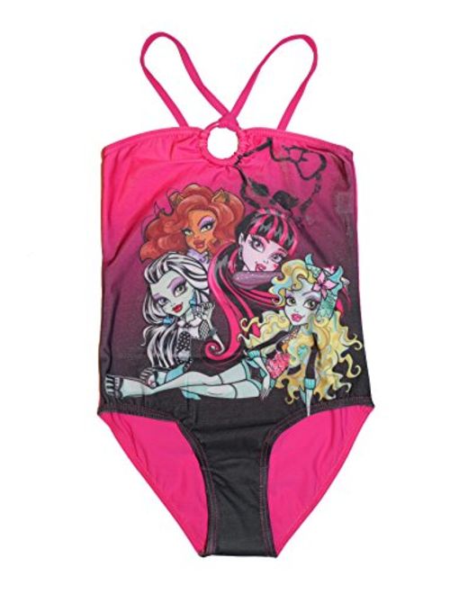 Monster High Girls' One Two Piece Swimsuit 6-14 Years