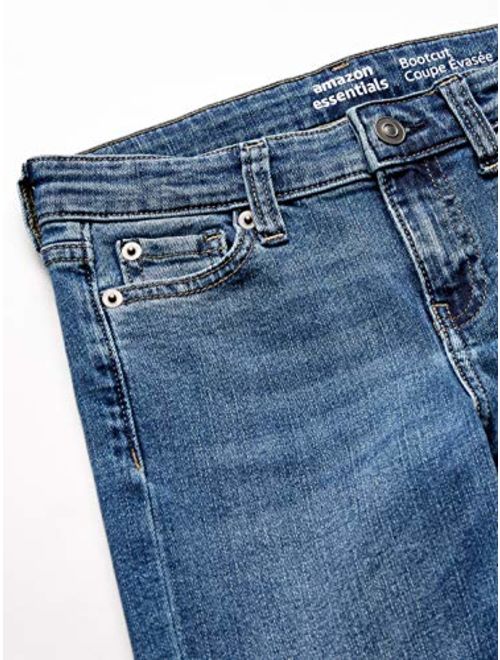 Amazon Essentials Girl's Little Boot-Cut Stretch Jeans