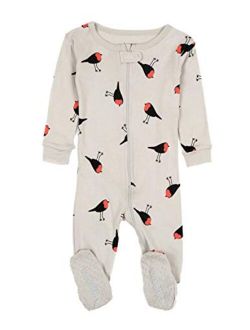 Baby Girls Footed Pajamas Sleeper 100% Cotton Kids & Toddler Pjs (3 Months-5 Toddler)