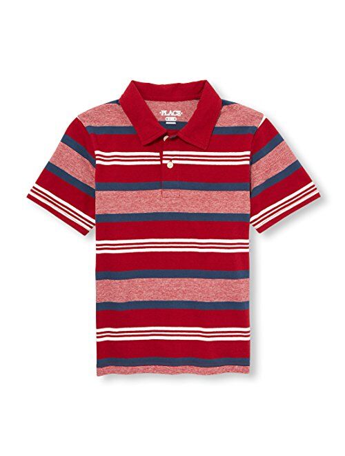 The Children's Place Boys' Three Color Striped Polo