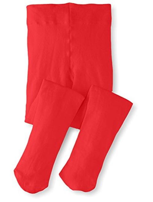 Monvecle 3 Pairs Girls Kids Opaque Microfiber Dance Stockings School Uniform Footed Tights 