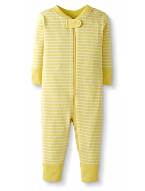 Moon and Back by Hanna Andersson Baby/Toddler Boys and Girls One-Piece Organic Cotton Footless Pajamas