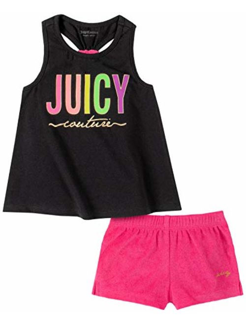 Juicy Couture Girls' 2 Pieces Shorts Set