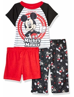 Boys' Mickey Mouse 3-Piece Pajama Set