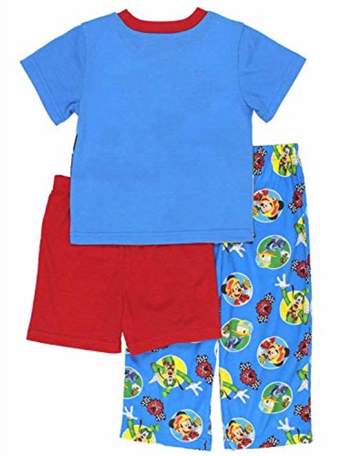 Disney Boys' Mickey Mouse 3-Piece Pajama Set