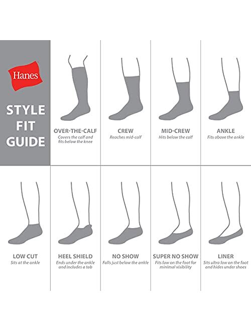 Hanes Boys' Toddler Low Cut Sock 10-Pack