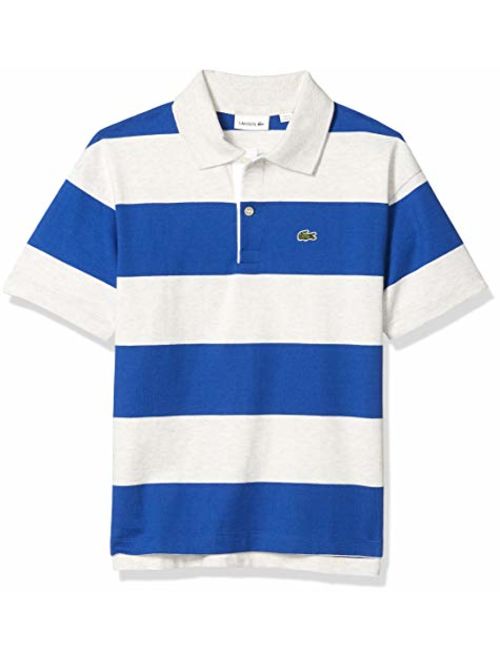 Lacoste Boys' Striped Jersey Cotton Polo Shirt