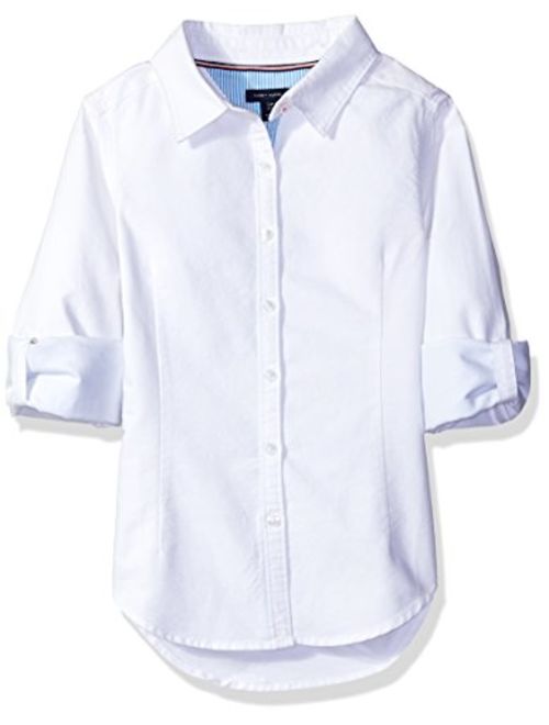 Tommy Hilfiger Girls' Solid Oxford Shirt