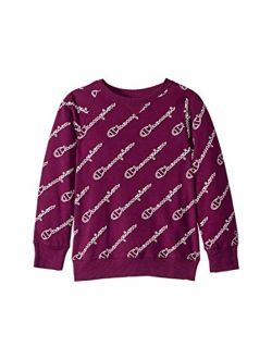 Unisex Heritage Boy and Girls Fleece Pullover Scipt Sweatshirt