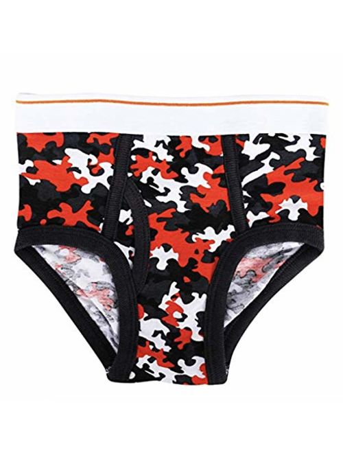 Trimfit Boys Cotton/Spandex Tagless Colorful Briefs 5-Pack Kids Underwear