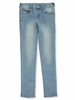 Girls' Faded Denim Jeans
