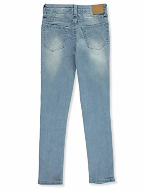 True Religion Girls' Faded Denim Jeans