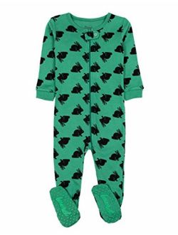 Kids Pajamas Baby Boys Girls Footed Pajamas Sleeper 100% Cotton (Size 6-12 Months-5 Toddler)