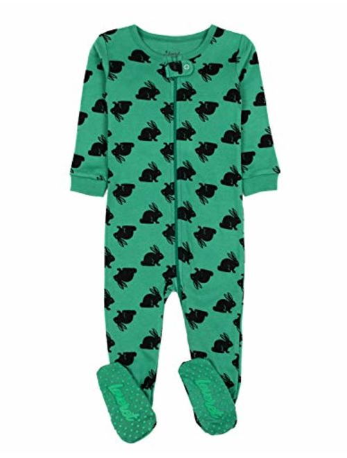 Leveret Kids Pajamas Baby Boys Girls Footed Pajamas Sleeper 100% Cotton (Size 6-12 Months-5 Toddler)