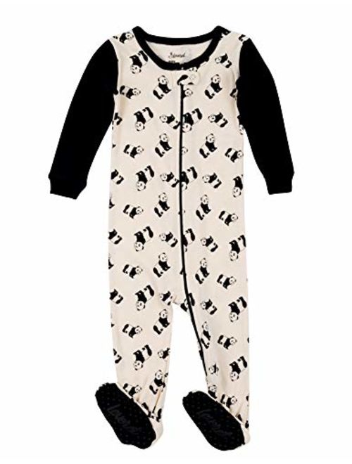 Leveret Kids Pajamas Baby Boys Girls Footed Pajamas Sleeper 100% Cotton (Size 6-12 Months-5 Toddler)