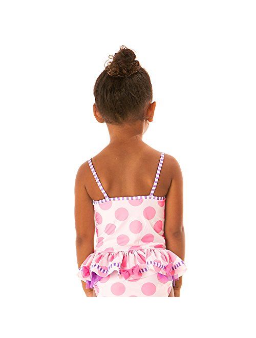 Disney Minnie Mouse Clubhouse Deluxe Swimsuit for Girls - 2-Piece White