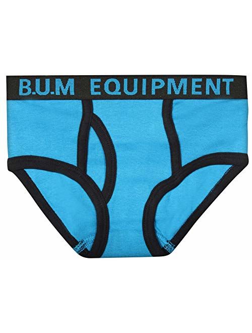 Equipment Toddler and Little Boys 6 Pack Underwear Briefs B.U.M Solids and Prints