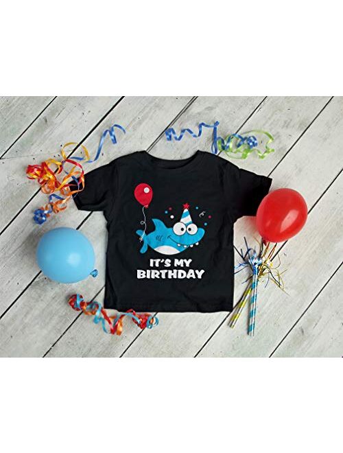 Tstars - Birthday Shark Doo doo Song Funny Gift Toddler Kids T-Shirt