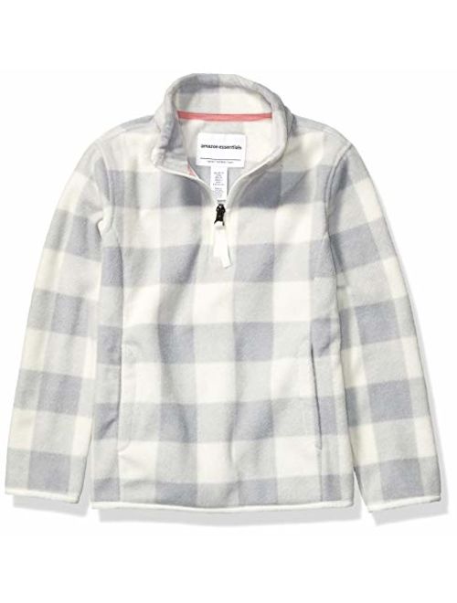 Amazon Essentials Girl's Quarter-Zip Polar Fleece Jacket