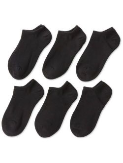 Jefferies Socks Girls' Six-Pack Seamless Capri Liner Sock