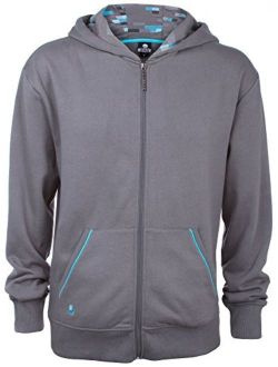 JINX Minecraft Big Boys' Diamond Premium Zip-Up Hoodie