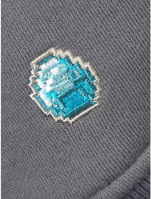 JINX Minecraft Big Boys' Diamond Premium Zip-Up Hoodie