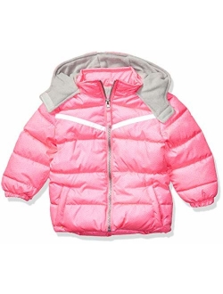 Pink Platinum Girls' Cut and Sew Puffer Jacket