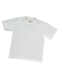 Boys Red Label P3 White Crew Neck T-Shirts (TB2133)