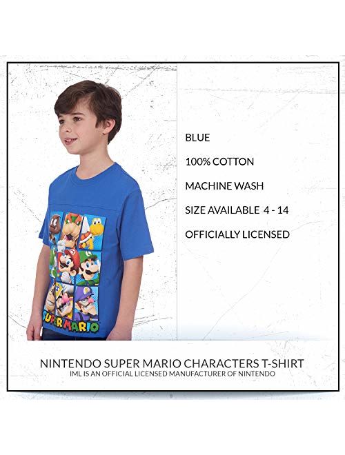 Nintendo Boys' Super Mario Characters T-shirt