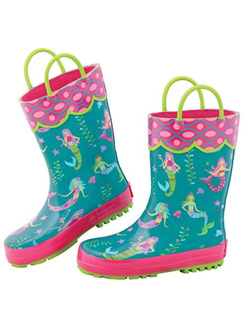 Stephen Joseph Girls All Over Print Rain Boots