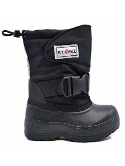 Stonz Cold Weather Snow Boots Super Insulated, Rugged, Lightweight, and Warm (Toddler/Little Kid/Big Kid)