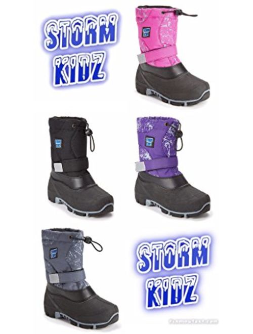 Unisex Waterproof Snow Boots Insulate - Cold Weather Snow Boot (Toddler/Little Kid/Big Kid) Boys Girls Many Colors
