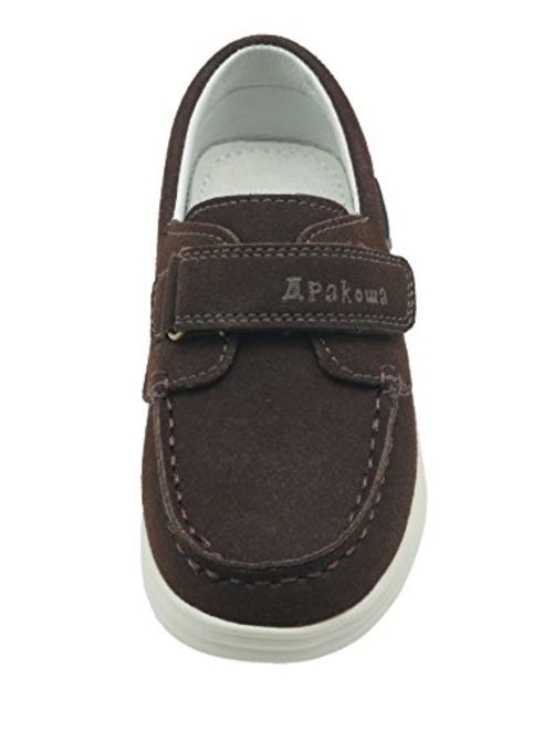 Apakowa Kids Boys Loafers Casual Slip On Boat Shoes (Toddler/Little Kid/Big Kid)