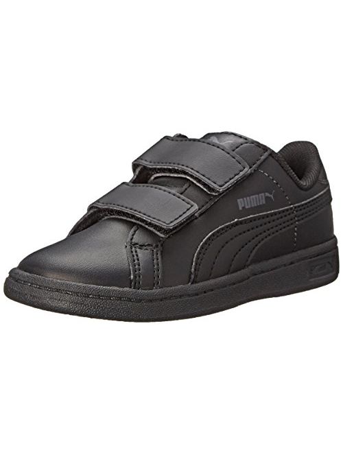 PUMA Smash Leather V Kids Sneaker (Infant/Toddler/Little Kid)