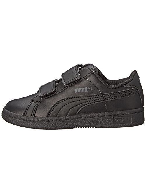 PUMA Smash Leather V Kids Sneaker (Infant/Toddler/Little Kid)