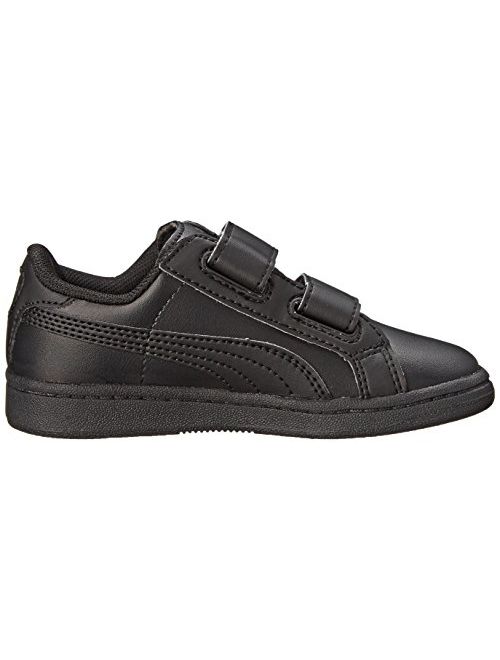 PUMA Smash Leather V Kids Sneaker (Infant/Toddler/Little Kid)