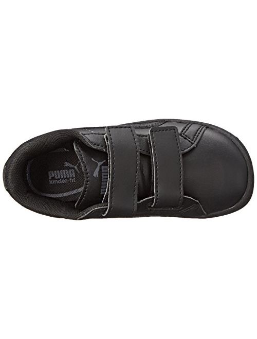 PUMA Smash Leather V Kids Sneaker (Infant/Toddler/Little Kid)