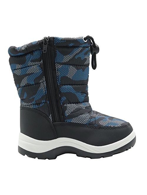 Apakowa New Kids Boys Cold Weather Snow Boots (Toddler/Little Kid)