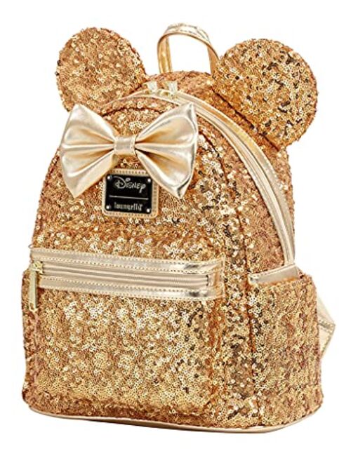 Disney Loungefly Rose Gold Backpack SOLD OUT HARD TO FIND- last one!! NEW Minnie Mouse Rose Gold Ears, Disney park