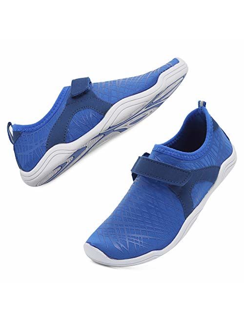 Boys & Girls Water Shoes Lightweight Comfort Sole Easy Walking Athletic Slip on Aqua Sock(Toddler/Little Kid/Big Kid)