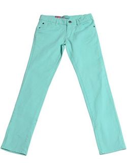 Hey Collection Big Girls Brushed Stretch Twill Skinny Jeans