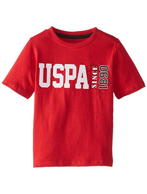U.S. Polo Assn. Boys' Graphic Crew Jersey T-Shirt